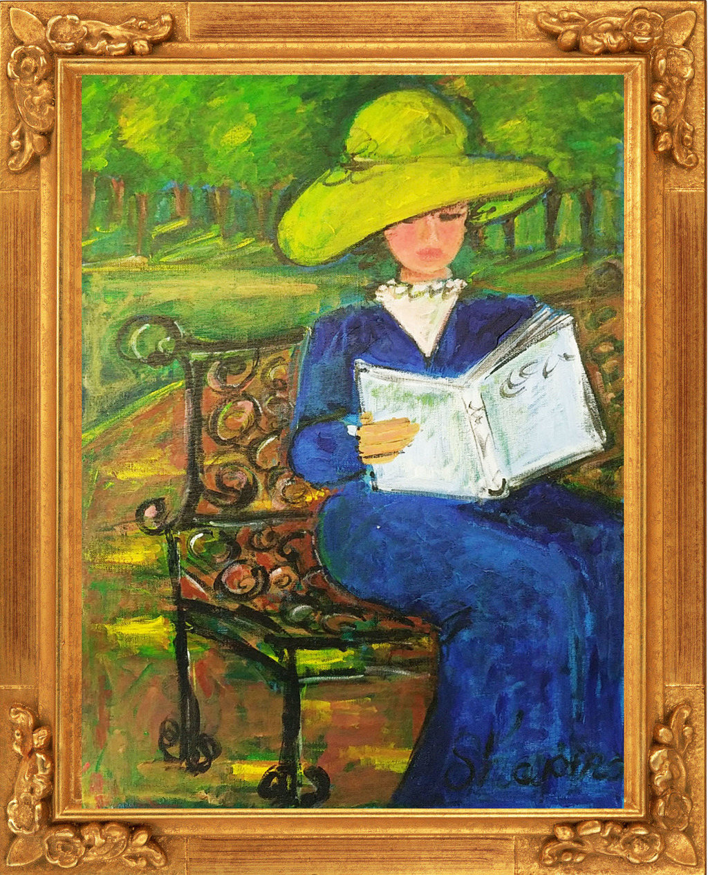 7a. Lady in blue